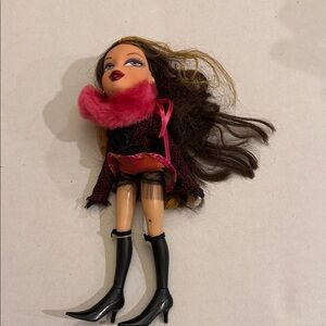 Fashion Doll with Pink and Black Outfit